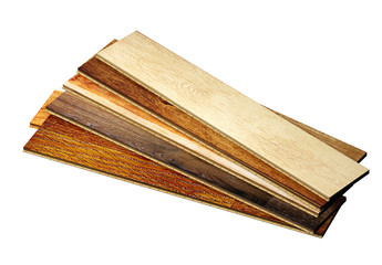 New oak parquet of different colors