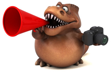 Fun Trex - 3D Illustration © Julien Tromeur