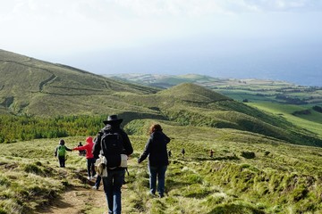 Fototapeta na wymiar Wanderung auf Azoren