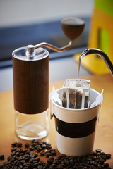 Hand drip coffee 