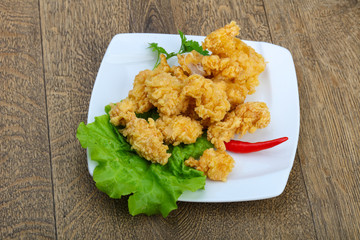 Crispy chicken nuggets