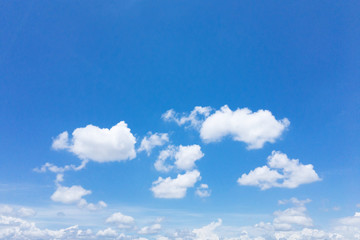 blue sky with clouds background.	