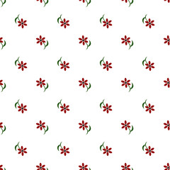 Flowers seamless pattern