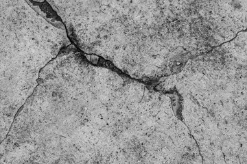 Crack cement texture close up background.