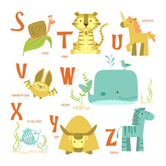 Alphabet and animals