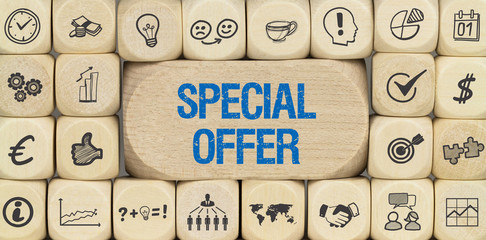 Special Offer / Würfel mit Symbole