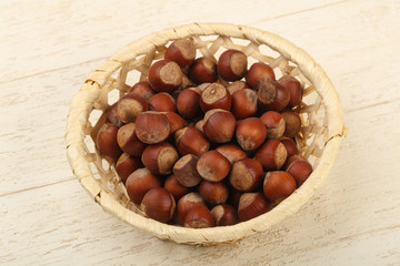 Hazelnut heap
