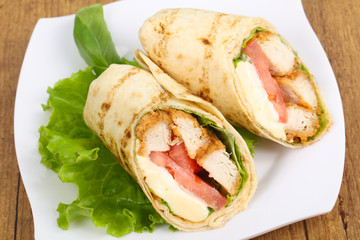 Chicken bread roll
