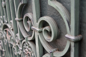 cast iron fence
