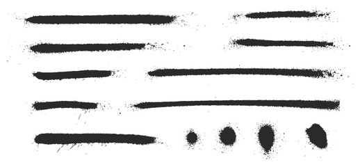 Super Skinny Spray Paint Drips, Dots, Lines and Splatter Set 01