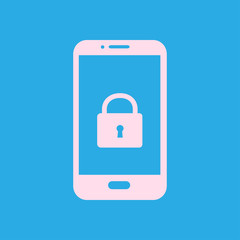 Internet security concept  icon. Identification and protection symbol.