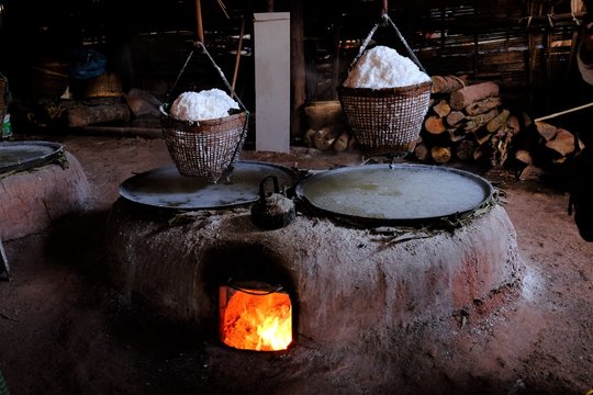 How To Make Rock Salt At Nan, Thailand