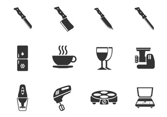 kitchen icon set
