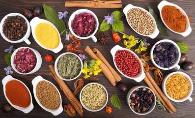 Herbs and spices.