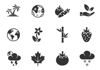 nature icon set