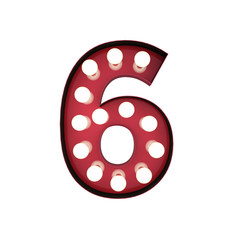 3D Rendering Red Bulb Type Isolated White Background With Clipping Path Mask