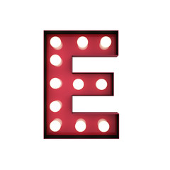 3D Rendering Red Bulb Type Isolated White Background With Clipping Path Mask