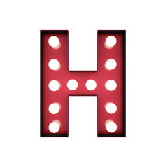 3D Rendering Red Bulb Type Isolated White Background With Clipping Path Mask