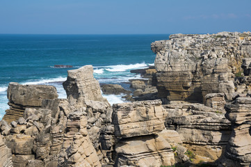 The coast of Atlantic ocean