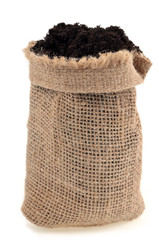 Sac en toile de terreau 