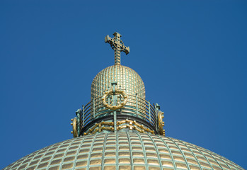 am Steinhof Kirche. Otto Wagner Church in Vienna, Austria