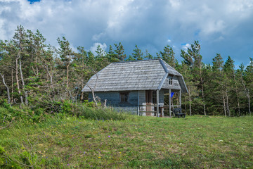 Small country house in forest. Jurkalne, Latvia
