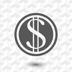 money icon stock vector illustration flat design