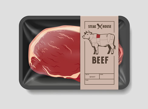 Vector illustration beef