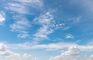 beauty blue sky with cloud on sunny day