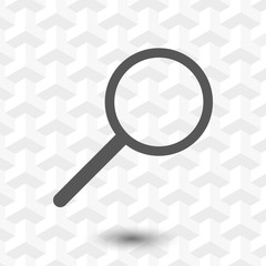 search icon stock vector illustration flat design