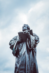 Martin Luther Denkmal Anger Erfurt neu restauriert