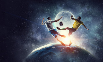 Football hottest moments. Mixed media