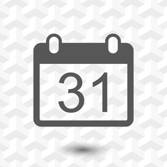 calendar icon stock vector illustration flat design