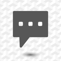 Speech Bubbles Icon. Chat pictogram icon stock vector illustration