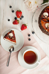 tea with cake