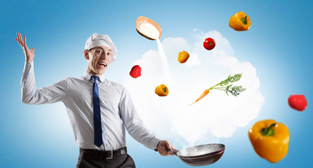 Receipt of his success