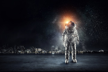 Astronaut in space suit