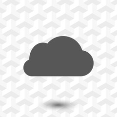 cloud icon stock vector illustration flat design