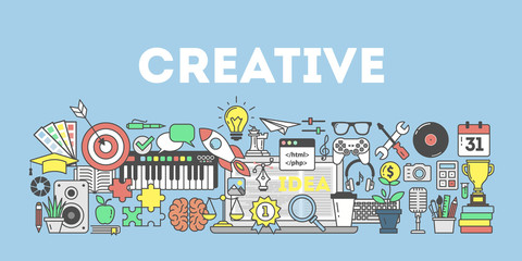 Creative concept illustration.