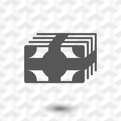 dollar money icon stock vector illustration flat design