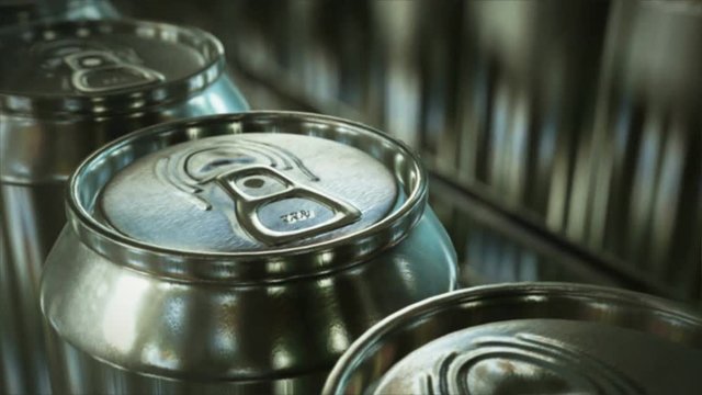 Aluminium cans production line. Looping. Also a good metaphor for a boring, meaningless life or mindless obedience.