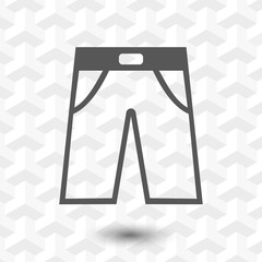 pants icon stock vector illustration flat design
