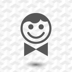 waiter icon stock vector illustration flat design
