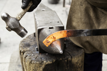 Iron burning forge