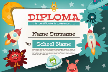 Certificate Kids Diploma © elfivetrov
