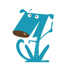 Funny Dog Pointing Showing