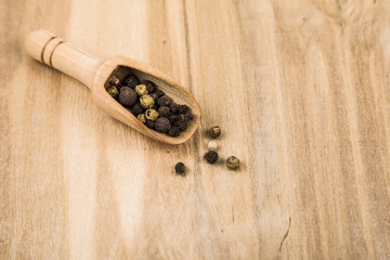Chilli peppers on a wooden board