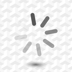 loading icon stock vector illustration flat design