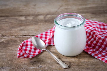 Skyr Joghurt in einem Weckglas