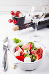 Ingredients for caprese